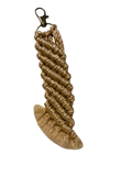 Handcrafted Macrame Angled Keychain – Rustic Nautical Style