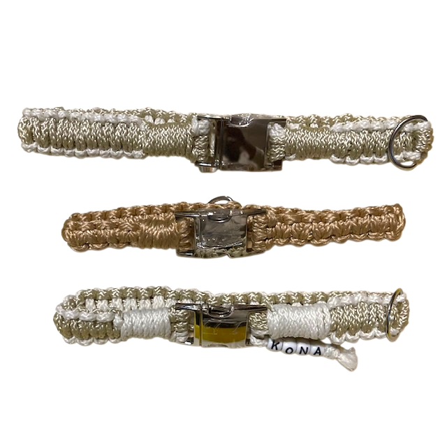 Handwoven Macrame Dog Collar