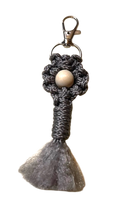 Macrame Flower Keychain