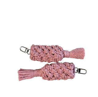 Macrame Lipstick/Chapstick Holder