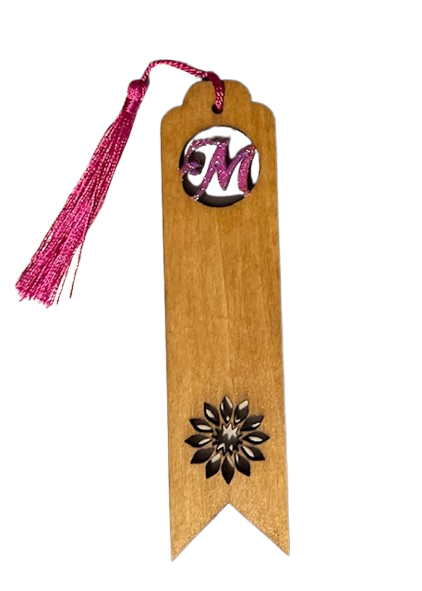 Personalized Wooden Initial Bookmarks